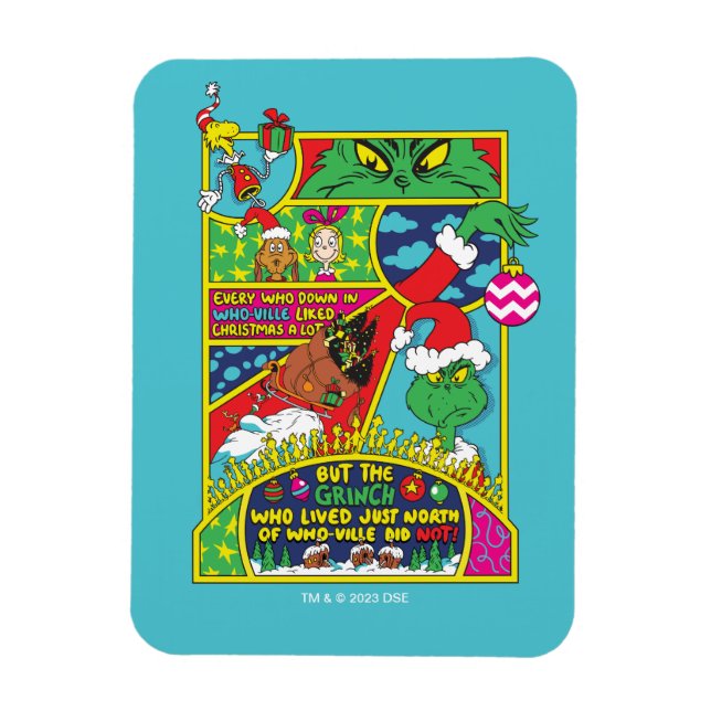 Íman Grinch | Gráfico Cômico (Vertical)