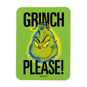 Íman Grinch Mal-Humorado Grinch Divertido Por Favor C