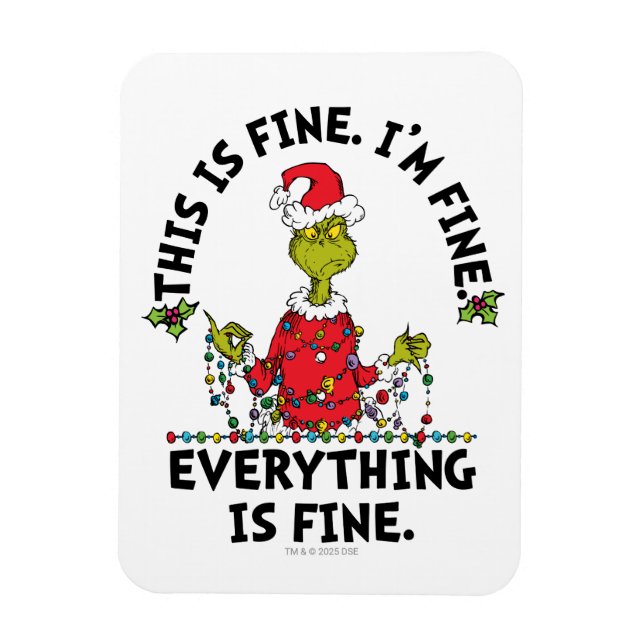 Íman Grinch | Tudo está bem (Vertical)