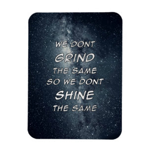 Íman Grind & Shine Stars Inspiração Motivacional