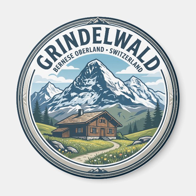 Íman GRINDELWALD Suíça (Frente)