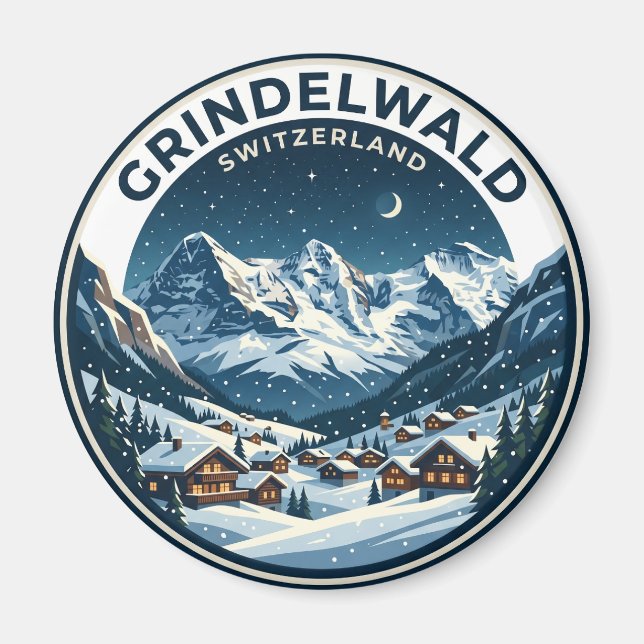 Íman GRINDELWALD Suíça (Frente)
