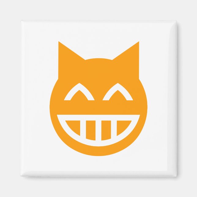 Íman Grinning Emoji Cat (Frente)