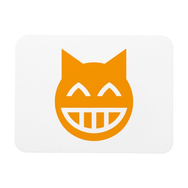 Íman Grinning Emoji Cat (Horizontal)