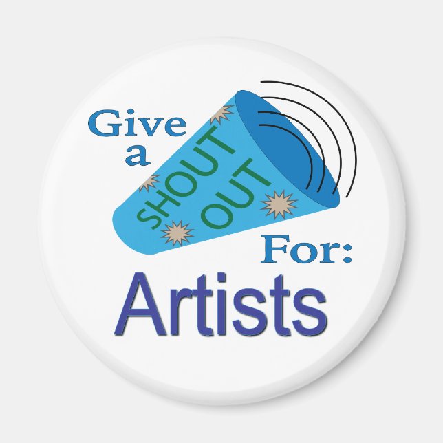 Íman Gritar para Artistas (Frente)