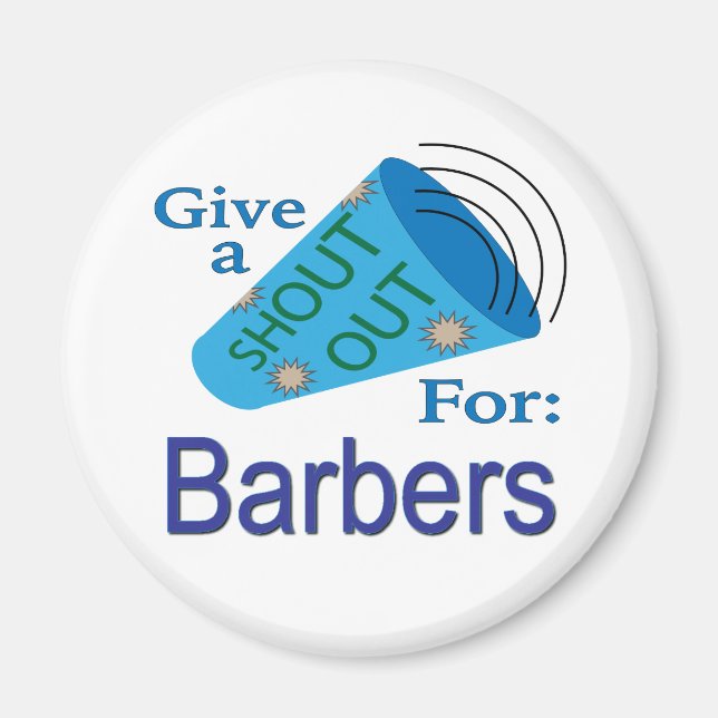Íman Gritar para Barbers (Frente)