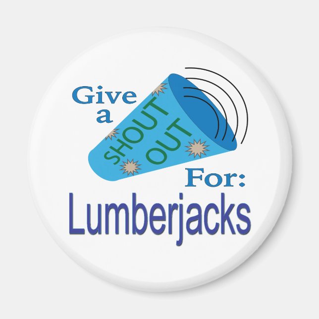 Íman Gritar para Lumberjacks (Frente)