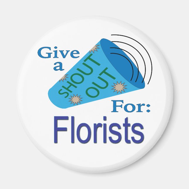 Íman Gritar por Floristas (Frente)