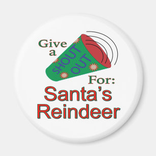 Íman Grite por Papai noel Reindeer