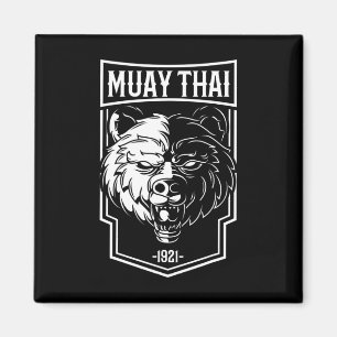 Íman Grizzly Muay Thai - Presente de Boxe Tailandês e K
