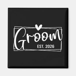 Íman Groom Est. Engag de Casamento do Recem casados da