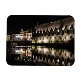 Íman "Groot Vleeshuis", Gand, Bélgica, à noite