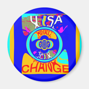 Íman Groove psicodélica: Pop Art Abstrato de energia