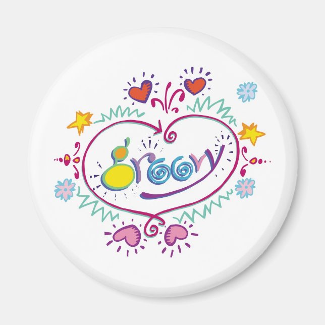 Íman Groovy (Frente)