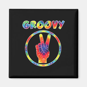 Íman Groovy 70's Tie Dye - Vintage Tee for Retro Party