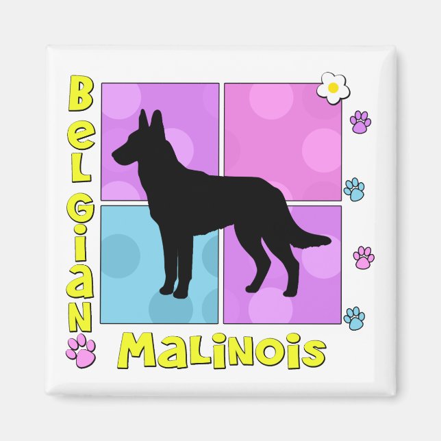 Íman Groovy belga Malinois (Frente)