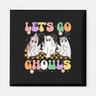 Íman Groovy Boo Vamos Ghouls Halloween Ghost Women Gi