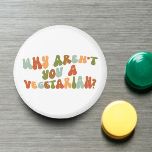 Íman Groovy e Retro, por que você não é vegetariano?
