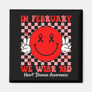 Íman Groovy Em Fevereiro Usamos Vermelho Para Doença Ca