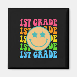 Íman Groovy First Grade Vibes Enfrenta Professores Retr