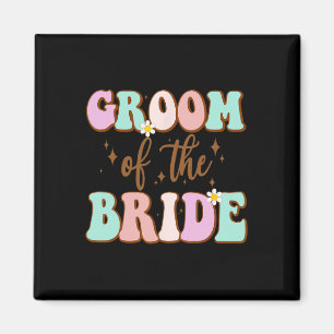 Íman Groovy Groom Da Mãe Chá de casamento Da Noiva De