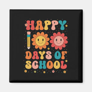 Íman Groovy Happy, 100 Dias De Professora Do 100º Dia