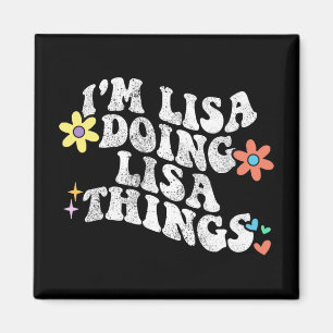 Íman Groovy Im Lisa Fazendo Coisas Engraçadas Da Mãe