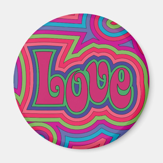 Íman Groovy Love Magnet (Frente)