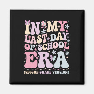 Íman Groovy na minha última era do dia de escola Segund
