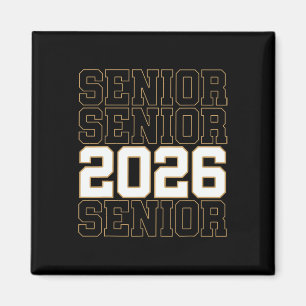 Íman Groovy Senior 2026 Cl de 2026 Graduado Senior Home