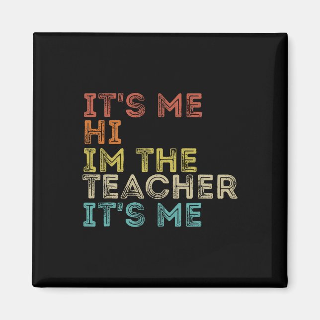 Íman Groovy sou eu, sou o professor, sou eu, professor  (Frente)