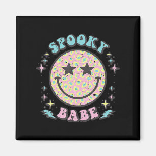 Íman Groovy Spooky Babe Enfrenta Feliz Figurino de Hall