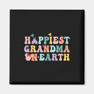 Íman Groovy Vovó Mais Feliz Da Terra