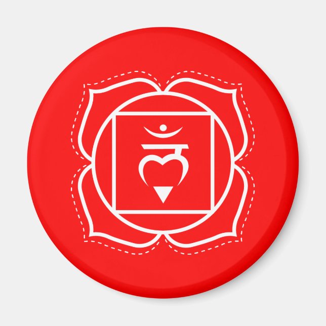 Íman Grouning Energy Red Root Chakra (Frente)