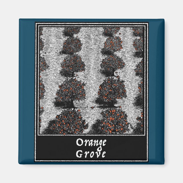 Íman Grove Laranja (Frente)