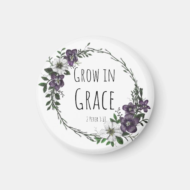 Íman Grow in Grace Magnet (Frente)