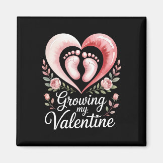 Íman Growing My Valentine By Feet Heart Art 