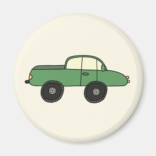 Íman Grüner Geländewagen (Frente)