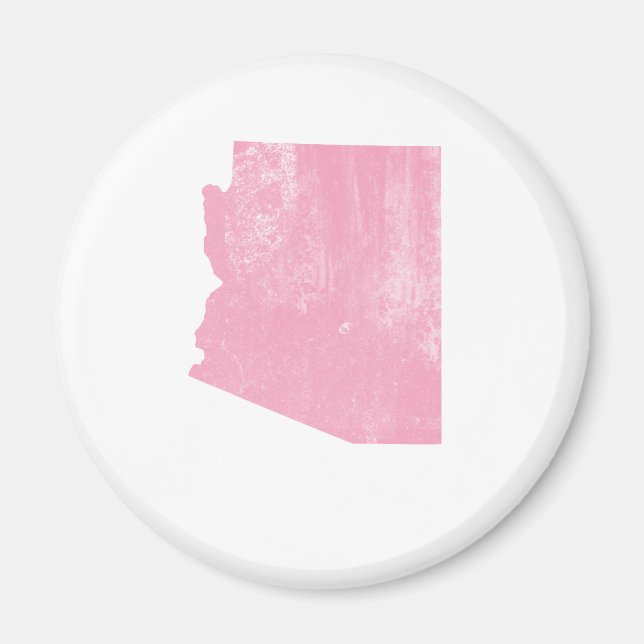 Íman Grunge da Vintagem Rosa-arizona (Frente)