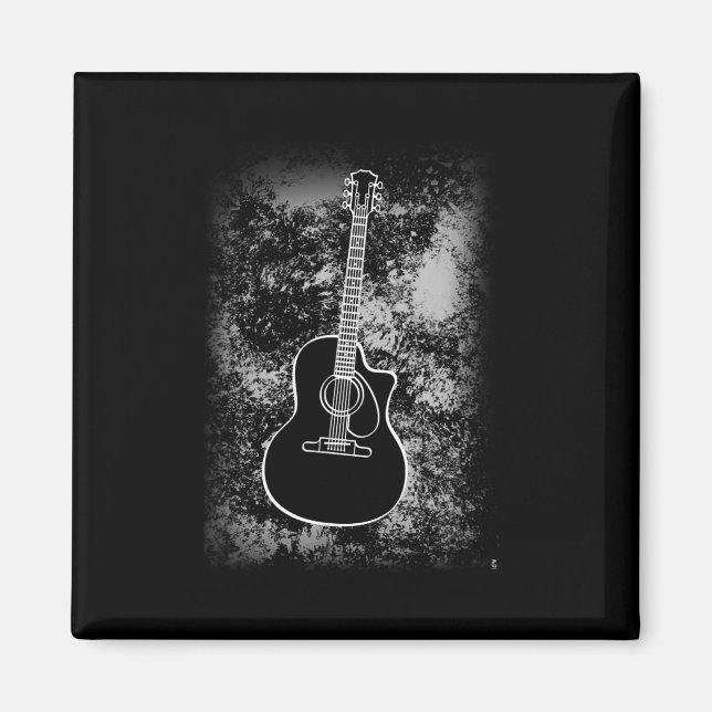 Íman Grunge Guitar Graphic Rock Musical Jazz (Frente)