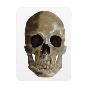 Íman Grungy Skull Halloween