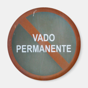 Íman Grungy Street Sign