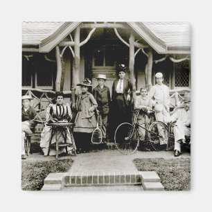 Íman Grupo da família, c.1900 (foto de b/w)