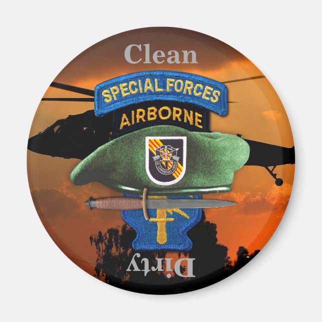 Íman Grupo das Forças Especiais da 5 Verde Beretas SFG  (Frente)