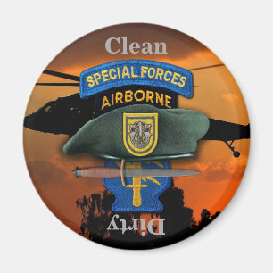 Íman Grupo das Forças Especiais das ruas Green Berets S