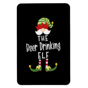 Íman Grupo de Elfos Bebendo Cerveja Natal Aniversário