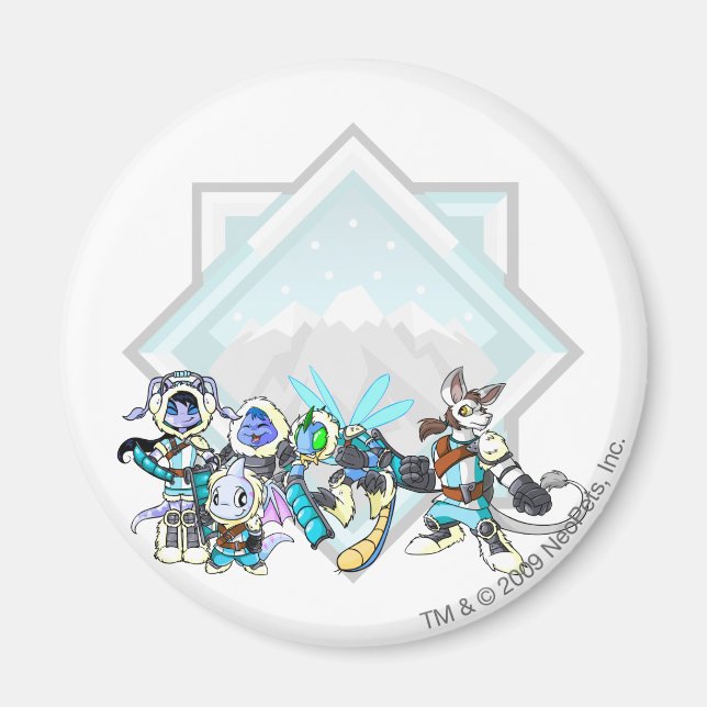 Íman Grupo de Montagem de Terror de Equipe (Frente)