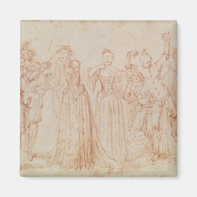 Íman Grupo de Quadrinhos e Atores Trágicos (Frente)