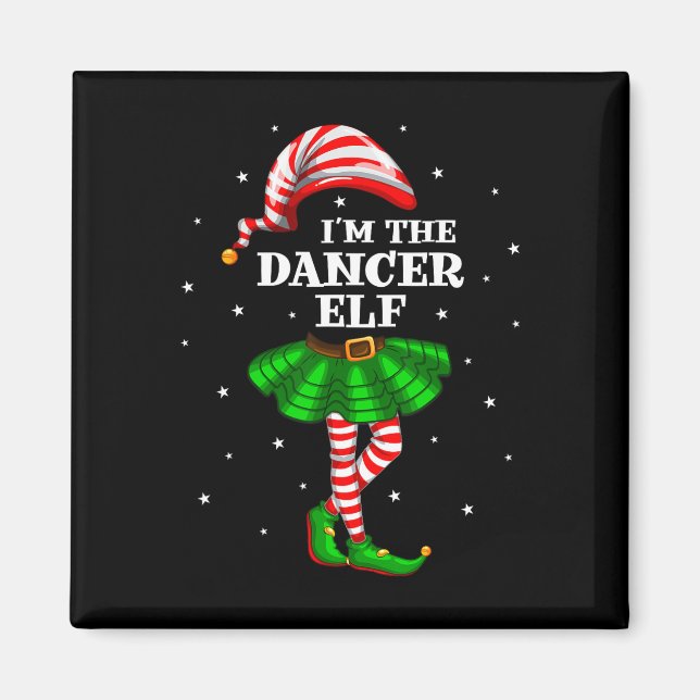 Íman Grupo Familiar Eu sou o Dançarino Elf Natal (Frente)