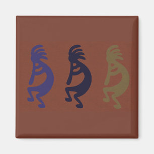 Íman Grupo Kokopelli de Flute Playing Figures